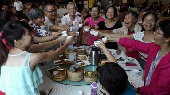 深圳康复乐园罗湖片区茶话会